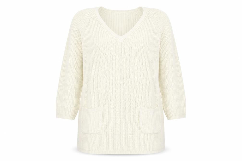 Peacocks Womens Beige  Knit Pullover Jumper Size L