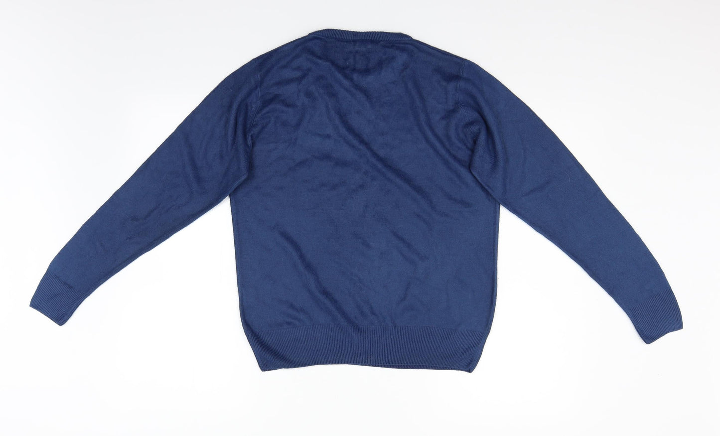 Paolucci Womens Blue  Taffeta Pullover Jumper Size S