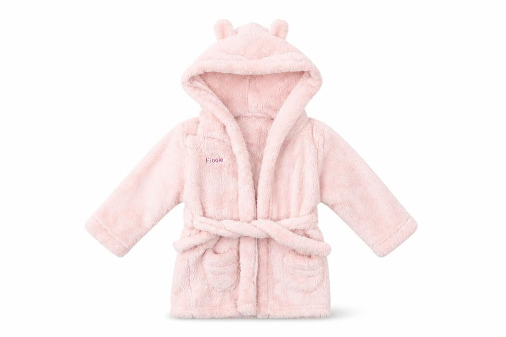 Elodie Girls Pink  Fleece  Gown Size 12-18 Months
