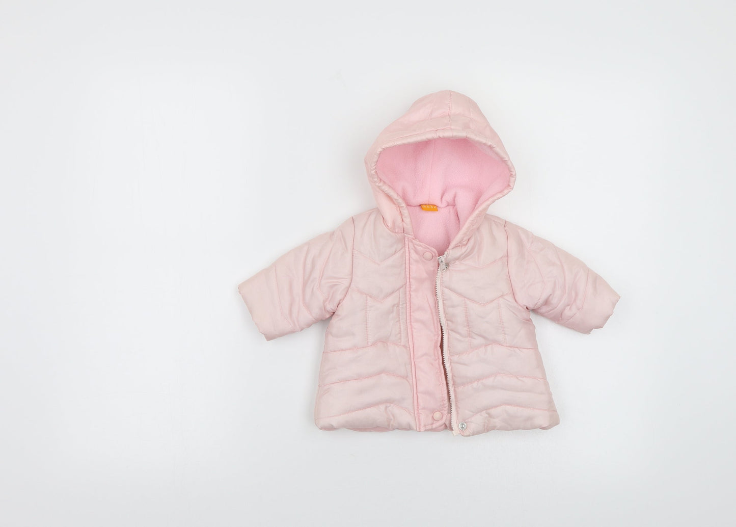 Mini Mode Baby Pink  Down Bomber Jacket Jacket Size 0-3 Months