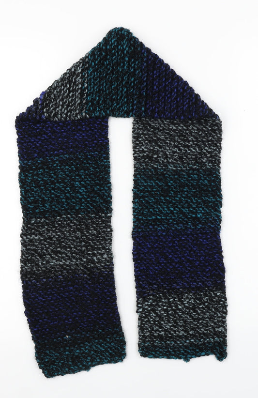 Unbranded Womens Blue Striped   Scarf