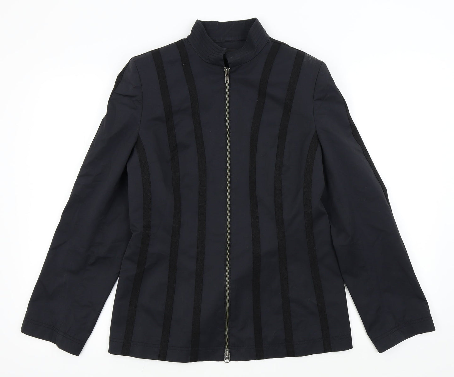 Linea Womens Black   Rain Coat Blazer Size 12