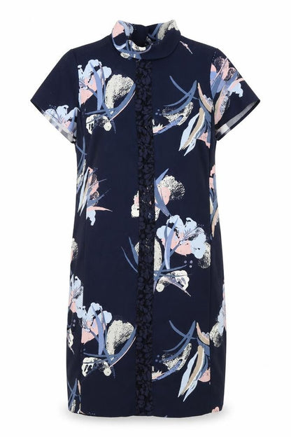 Next Womens Blue Floral  Kaftan  Size 12