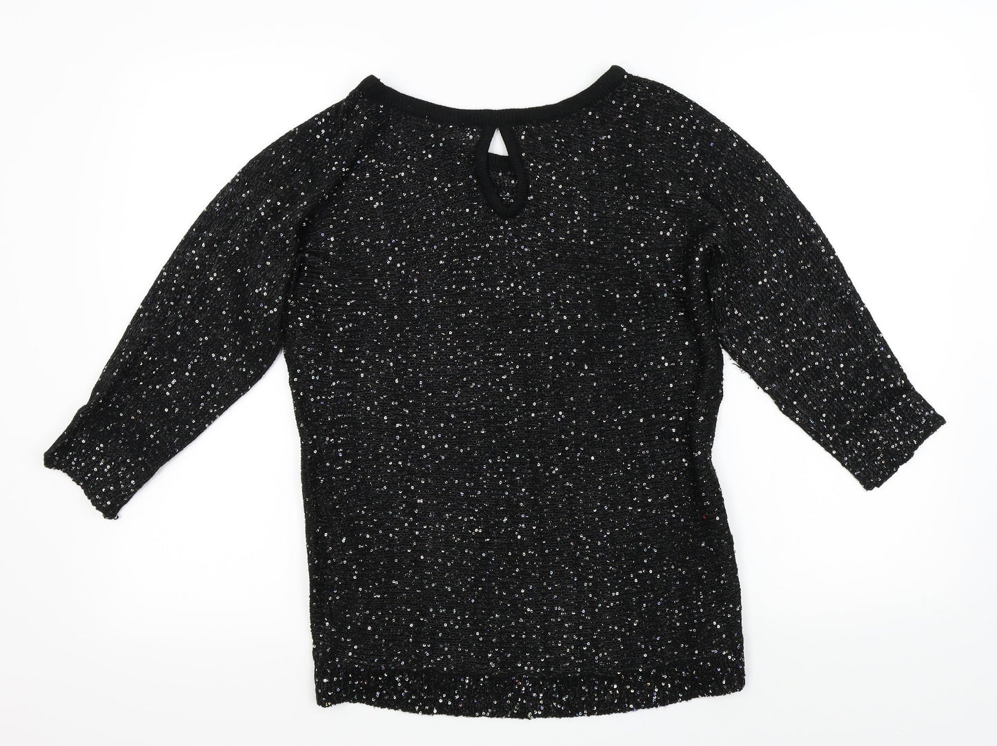 Tommy & Kate Womens Black   Pullover Jumper Size 12