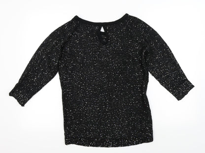 Tommy & Kate Womens Black   Pullover Jumper Size 12