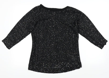 Tommy & Kate Womens Black   Pullover Jumper Size 12