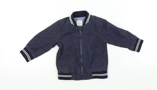 Earlydays Boys Blue   Bomber Jacket Jacket Size 3-6 Months