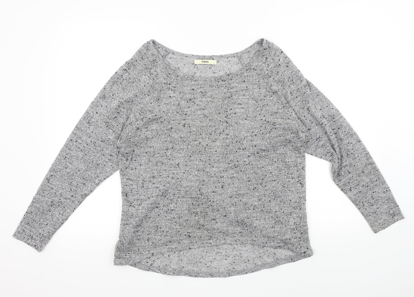 Oasis Womens Grey   Pullover Jumper Size L