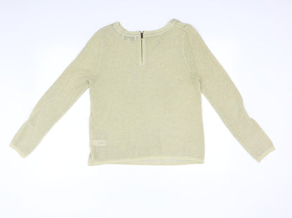 Next Womens Beige   Pullover Jumper Size 12