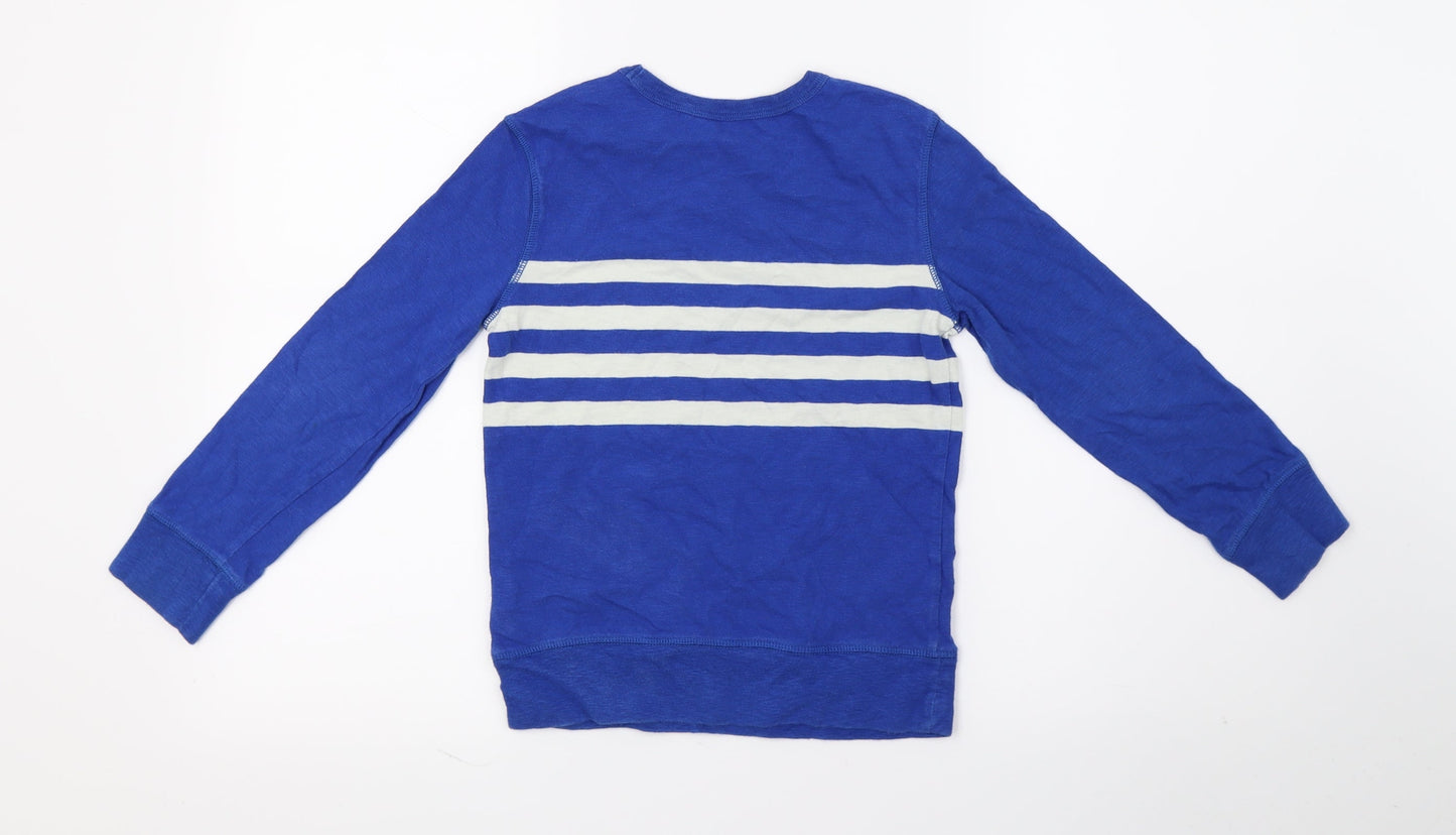 Gap Boys Blue Striped  Pullover Jumper Size S