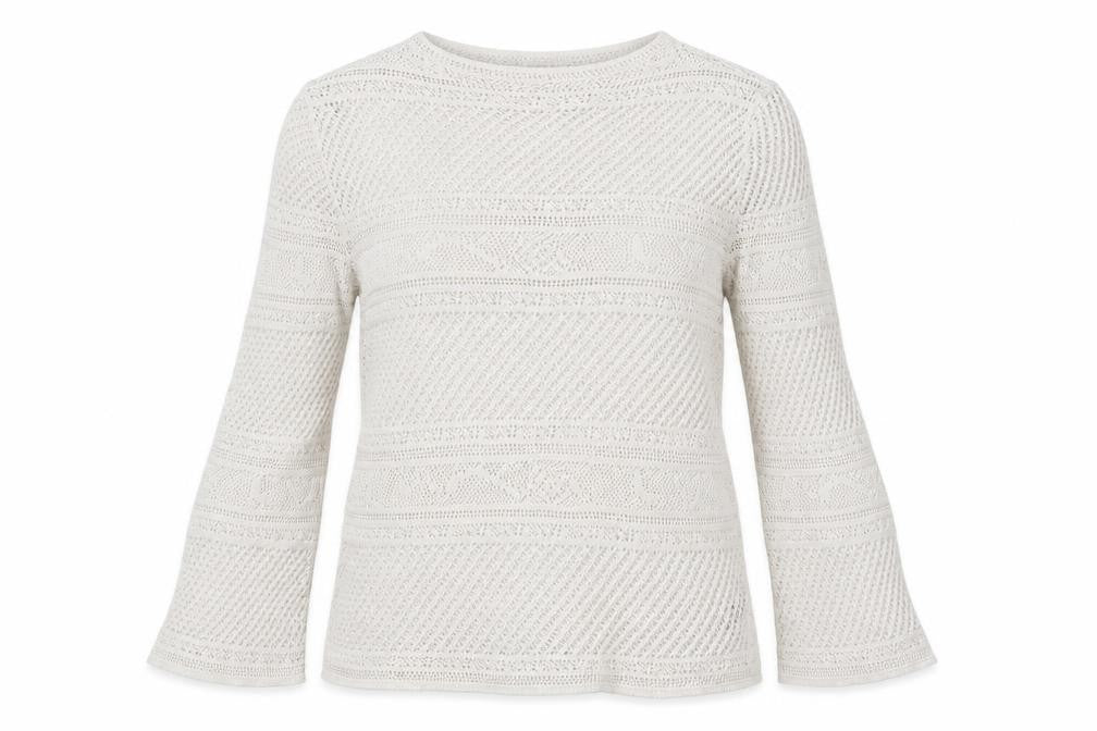 NEXT Womens White   Basic Blouse Size 12  - Knitted