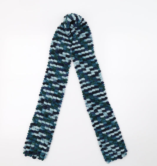 Preworn Unisex Blue    Scarf   - Handmade