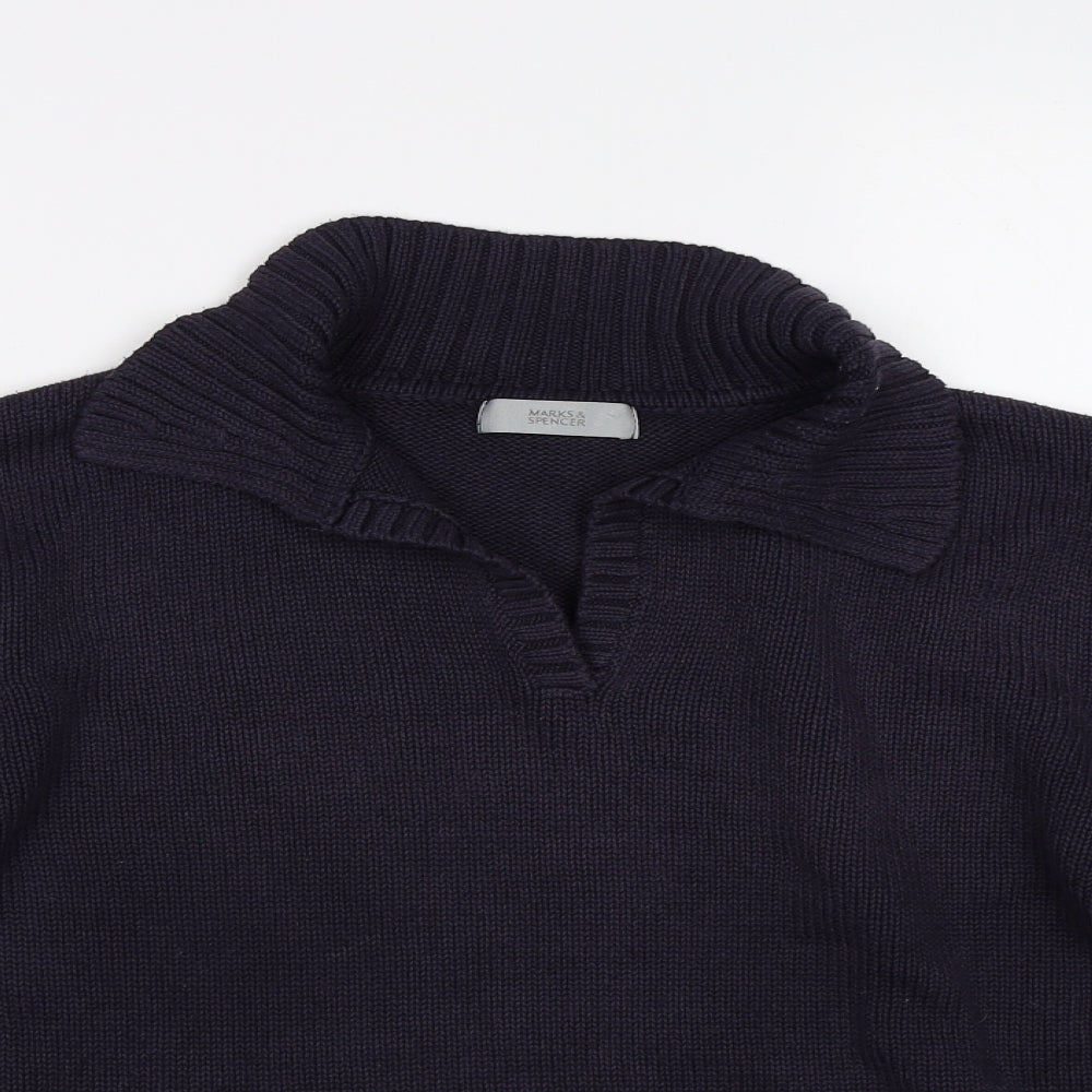 Marks and Spencer Womens Blue   Pullover Jumper Size 12
