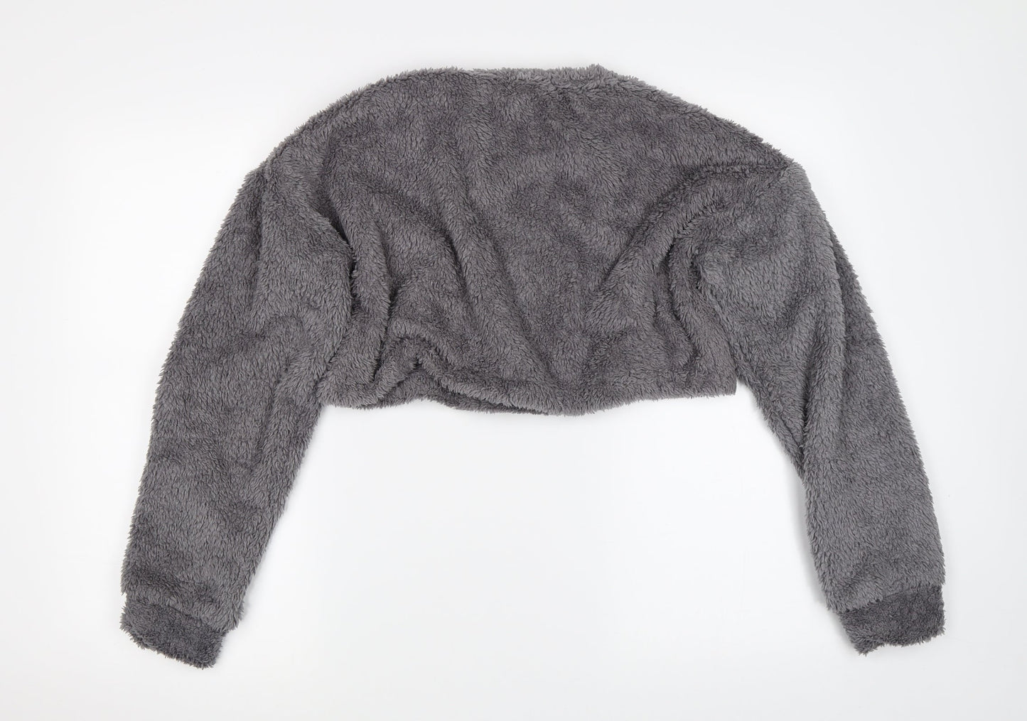I SAW IT FIRST Womens Grey   Pullover Jumper Size 8  - CROPPED