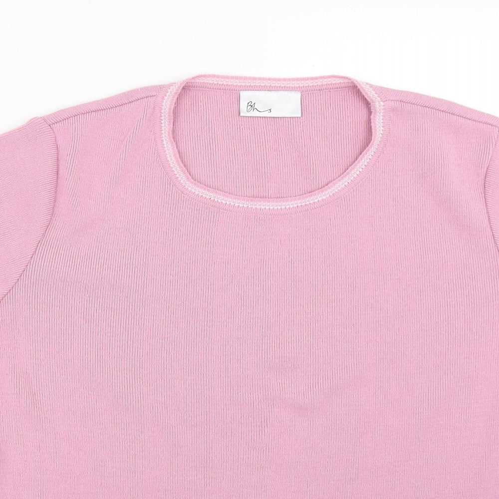 BHS Womens Pink   Pullover Jumper Size 14