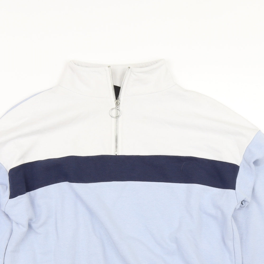 New Look Womens Blue   Pullover Sweatshirt Size 6