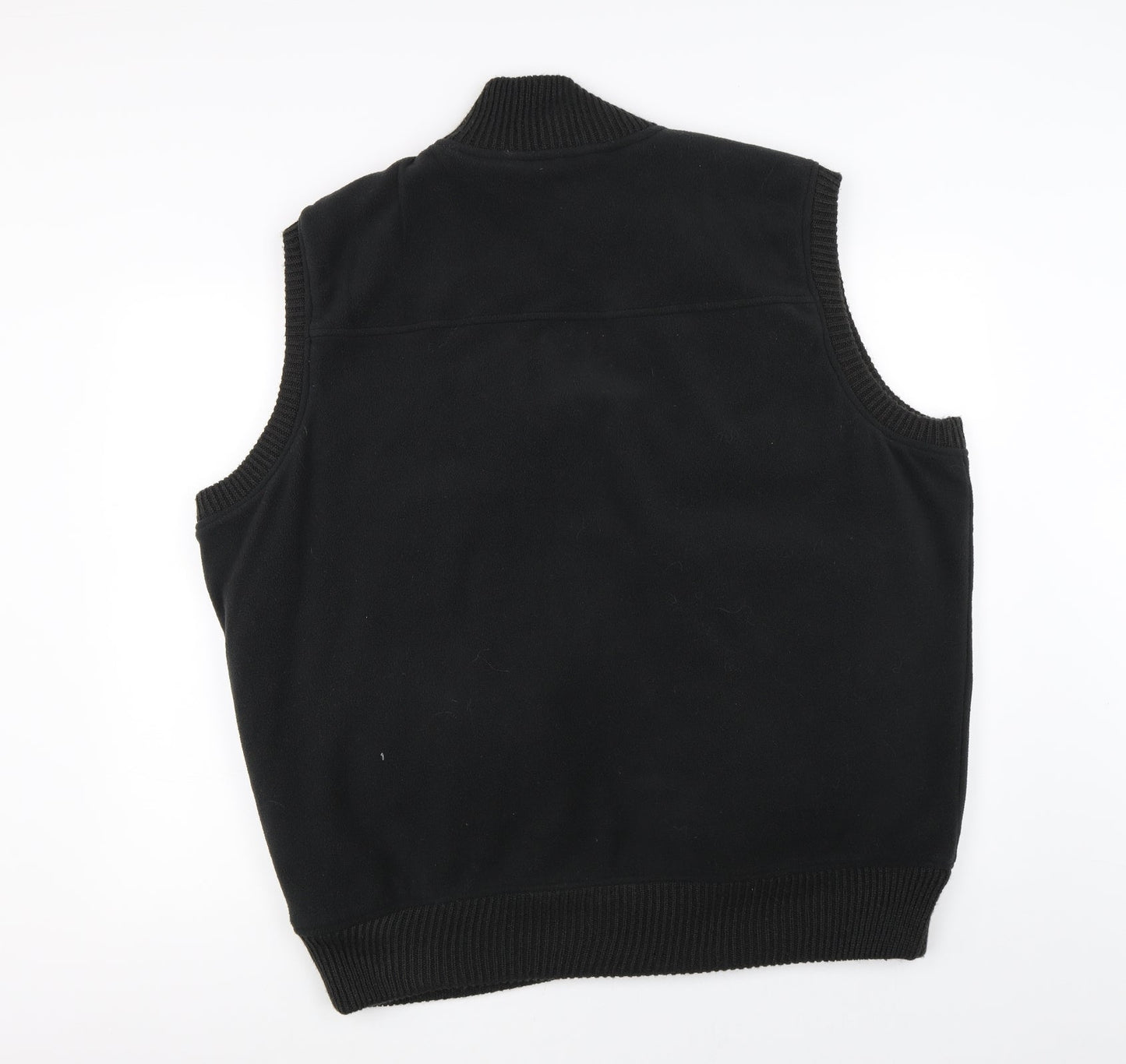 EWM Mens Black   Gilet Waistcoat Size XL
