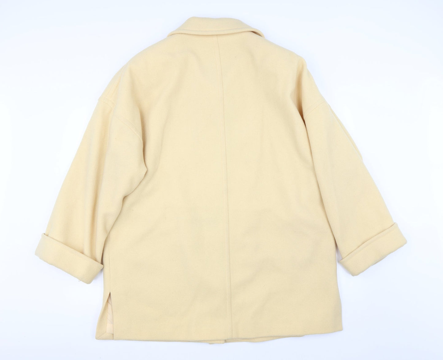 Marks and Spencer Womens Yellow   Overcoat  Size 16
