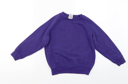 westex Boys Purple   Pullover Sweatshirt Size 5-6 Years