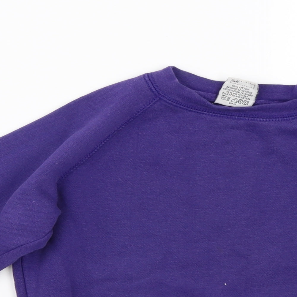 westex Boys Purple   Pullover Sweatshirt Size 5-6 Years