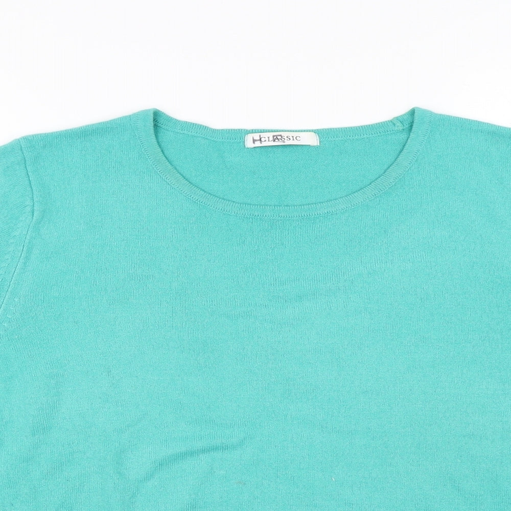 Marks and Spencer Womens Green   Pullover Jumper Size 14
