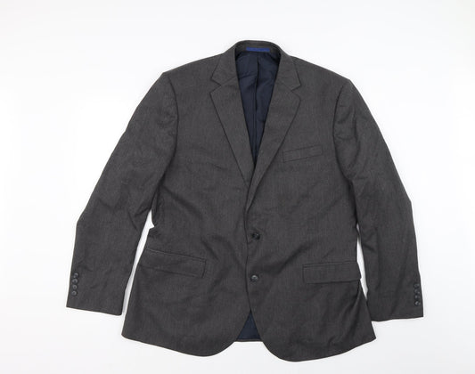 Marks and Spencer Mens Grey   Jacket Suit Jacket Size 44