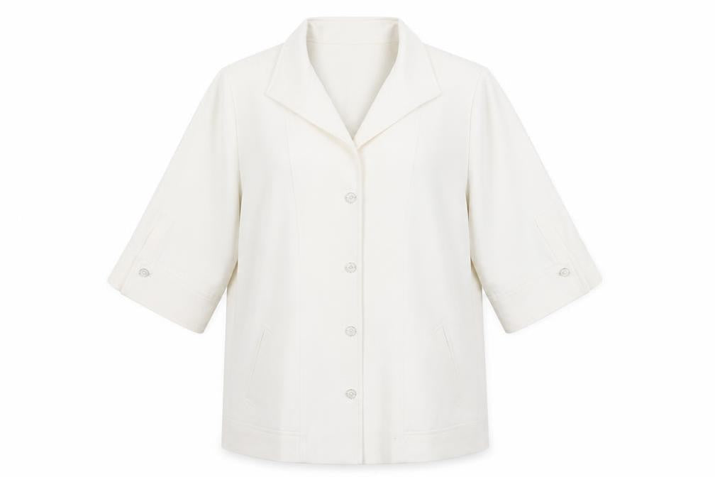 La Belle Womens Ivory   Jacket  Size XL