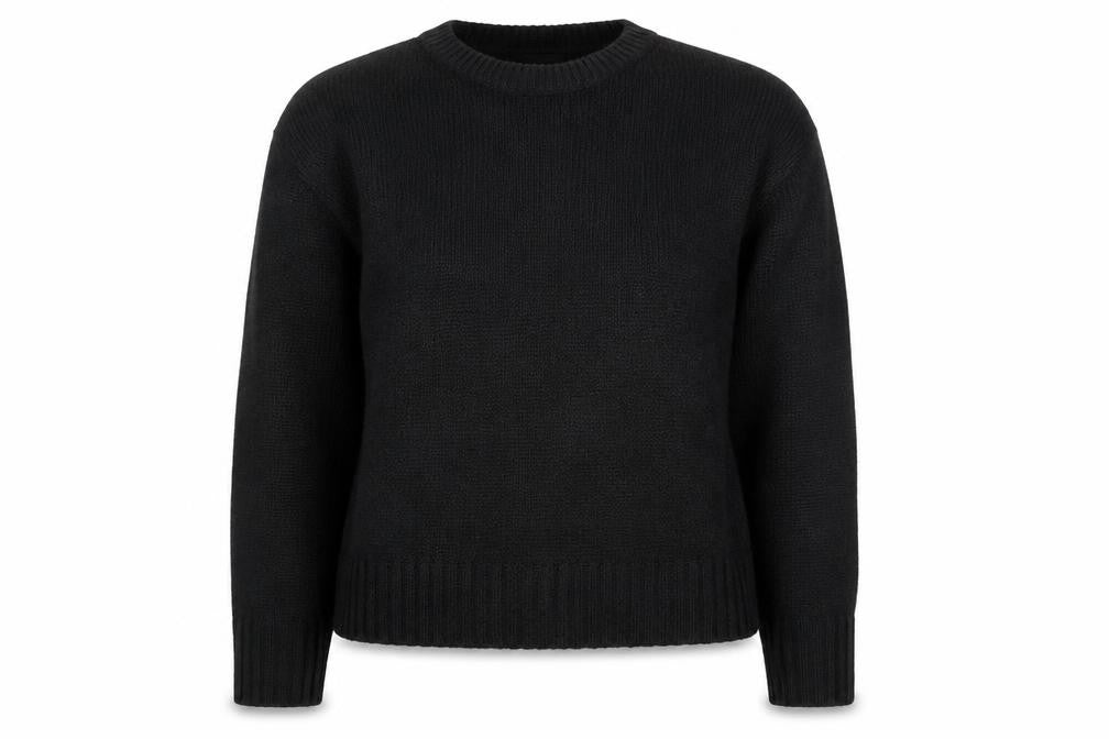 New Look Womens Black  Knit Pullover Jumper Size M