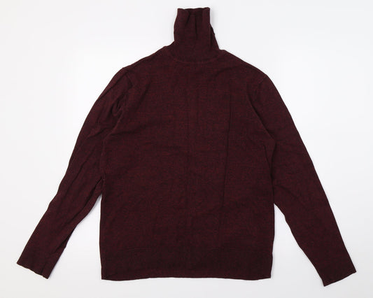 Primark Mens Purple  Knit Pullover Jumper Size M