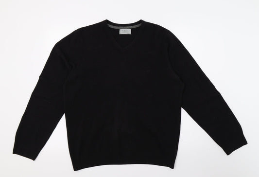 Marks and Spencer Womens Black  Knit Pullover Jumper Size M