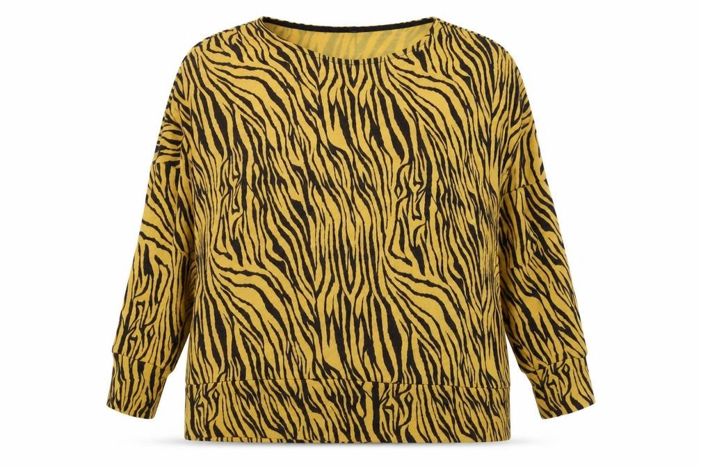 Dorothy Perkins Womens Orange Striped Jersey Pullover Jumper Size 16