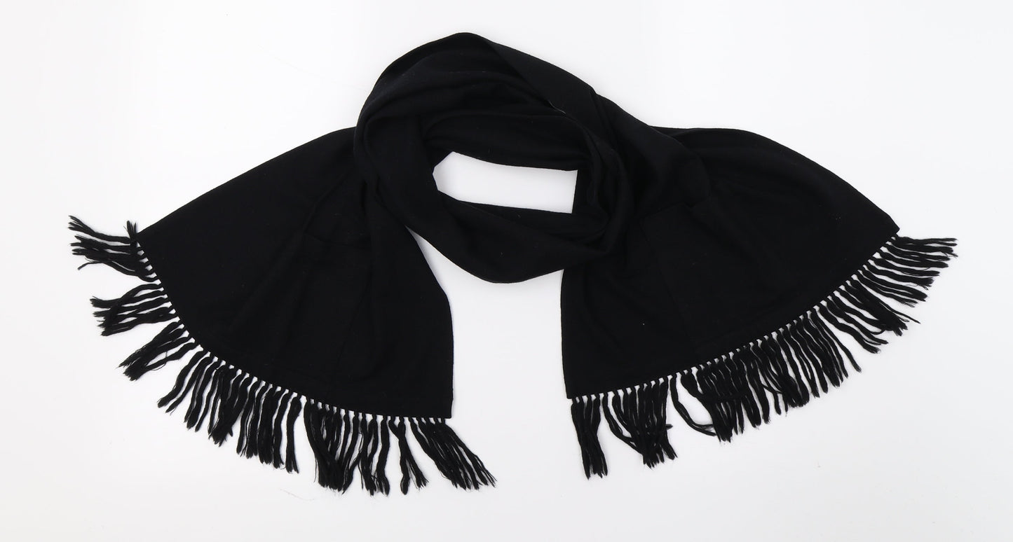 Preworn Womens Black  Jersey  Scarf