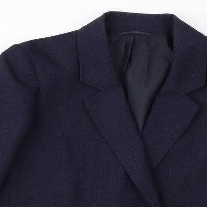 St Michael Womens Blue Jacket Suit Jacket Size 14