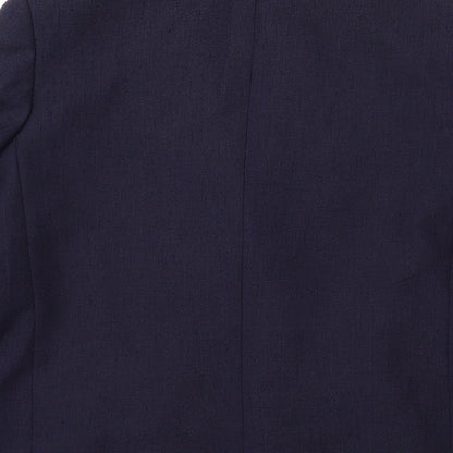 St Michael Womens Blue Jacket Suit Jacket Size 14