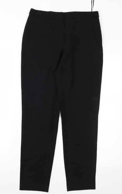 Next Womens Black   Trousers  Size 8 L27 in