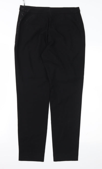 Next Womens Black   Trousers  Size 8 L27 in