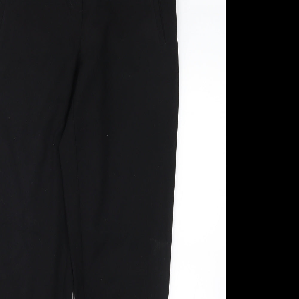 NEXT Womens Black   Trousers  Size 8 L27 in