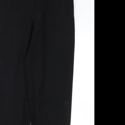 Next Womens Black   Trousers  Size 8 L27 in