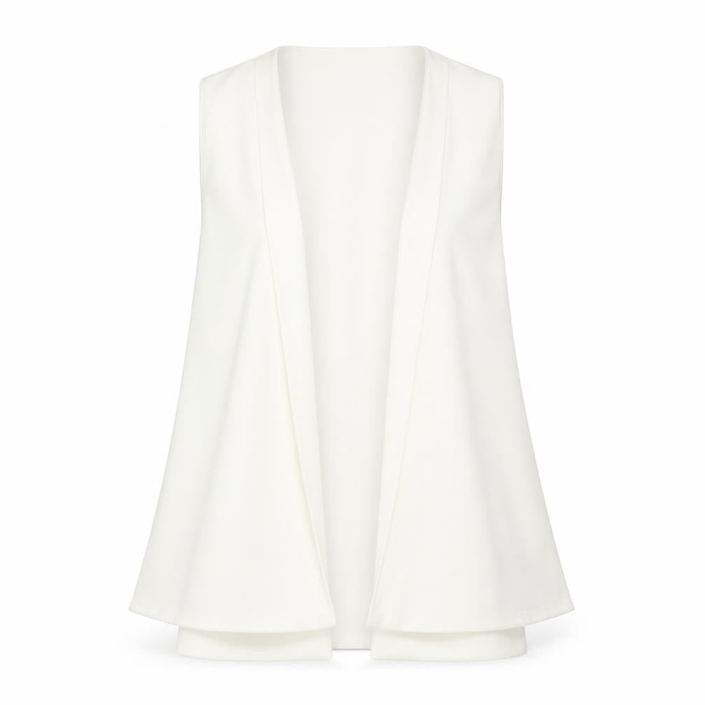 Missguided Womens Ivory    Waistcoat Size 6