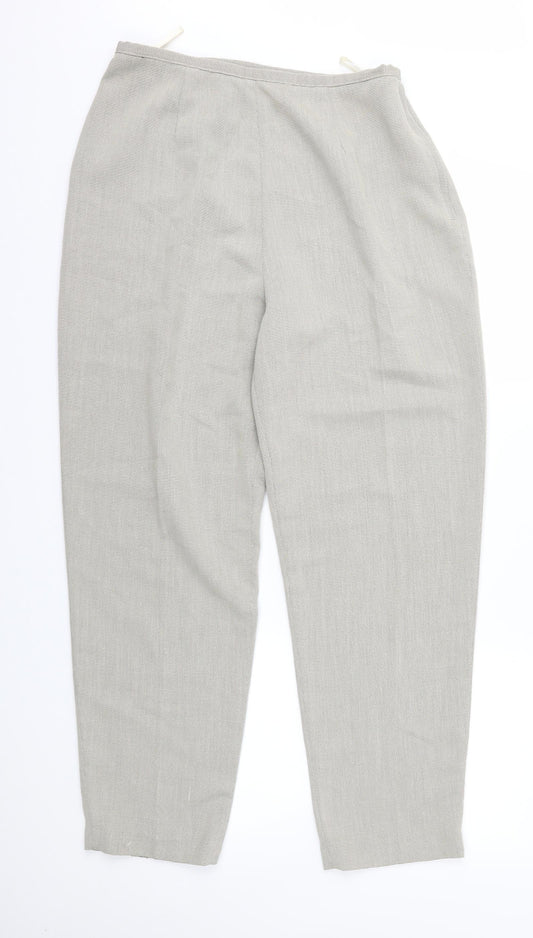 Initials Womens Brown Houndstooth  Trousers  Size 14 L29 in
