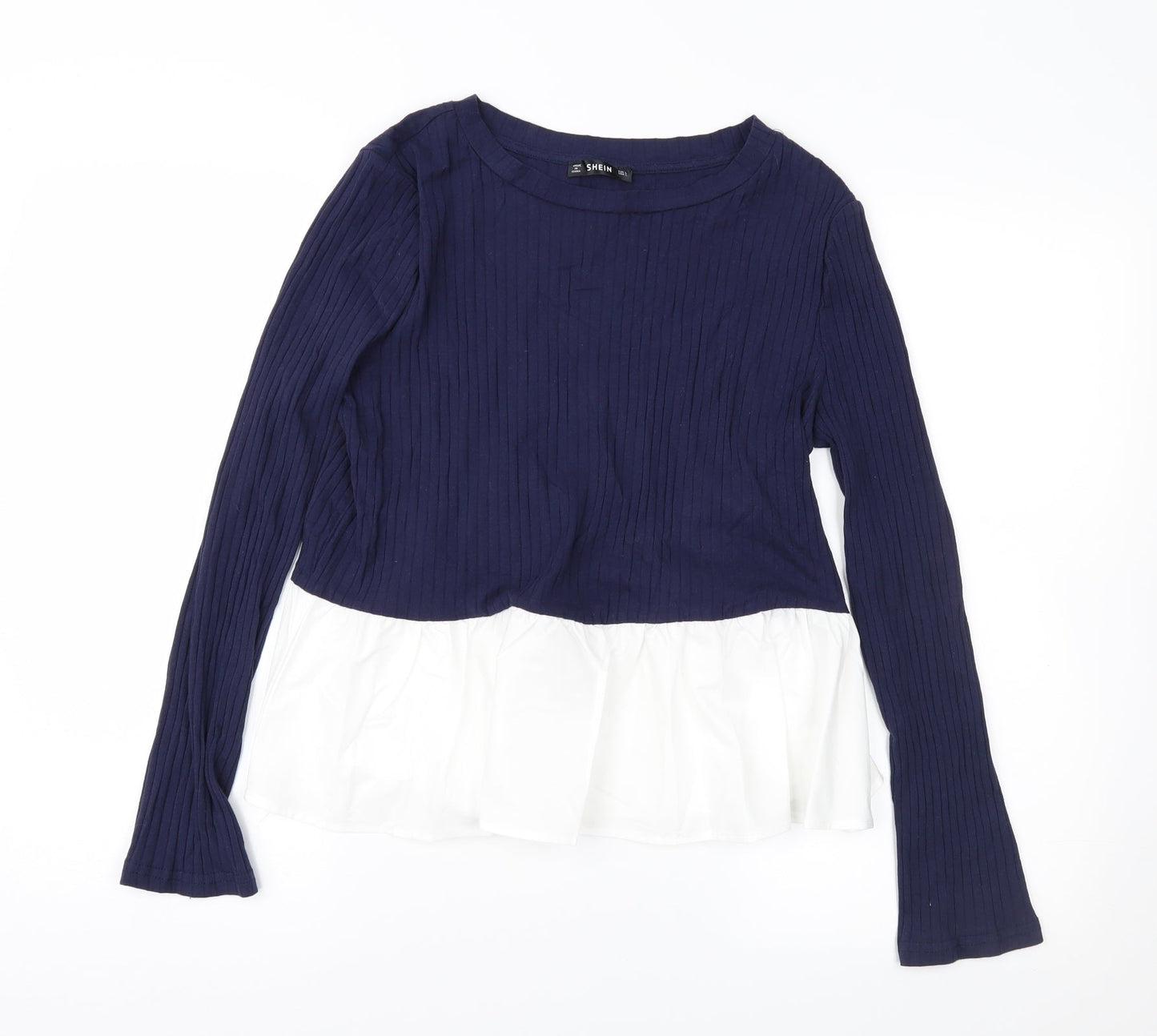 SheIn Womens Blue   Pullover Jumper Size L