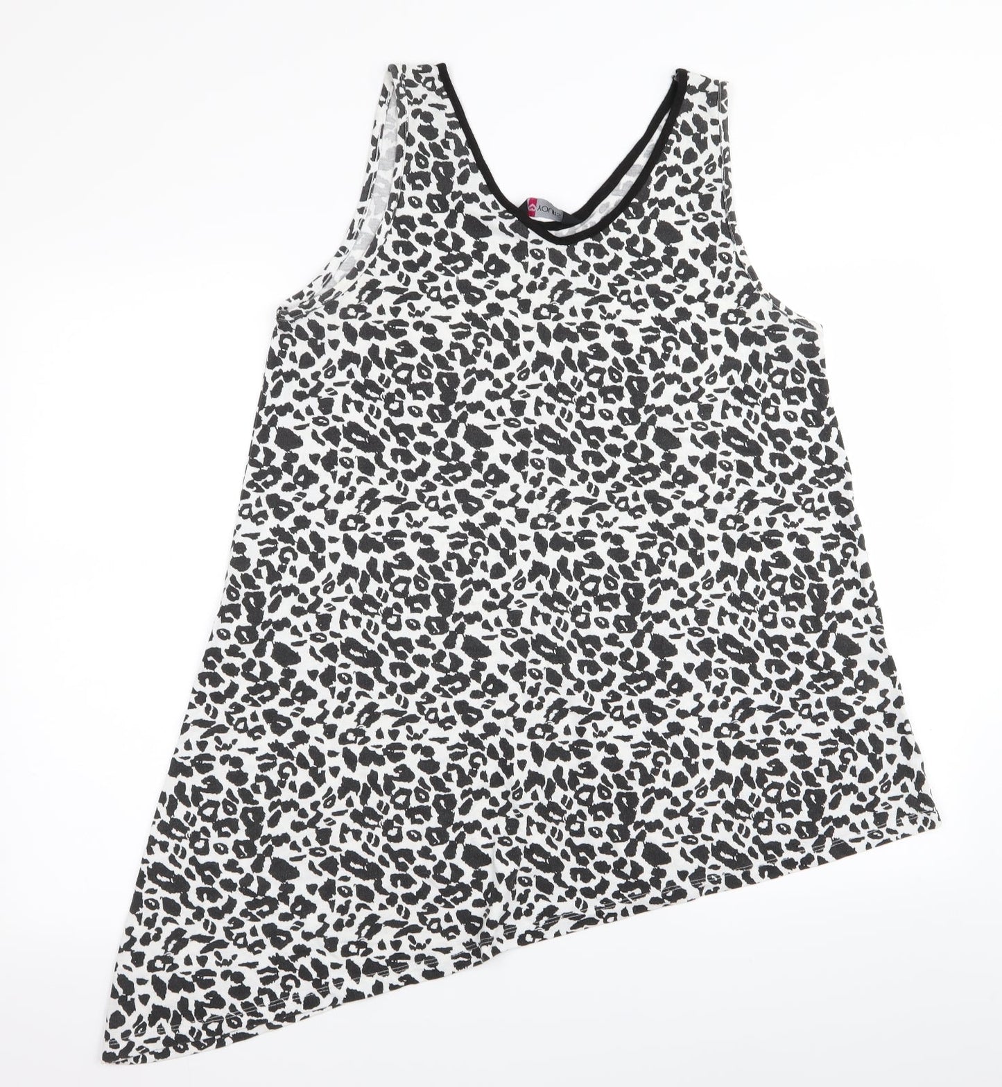 love yours Womens Multicoloured Animal Print  Basic Tank Size 16