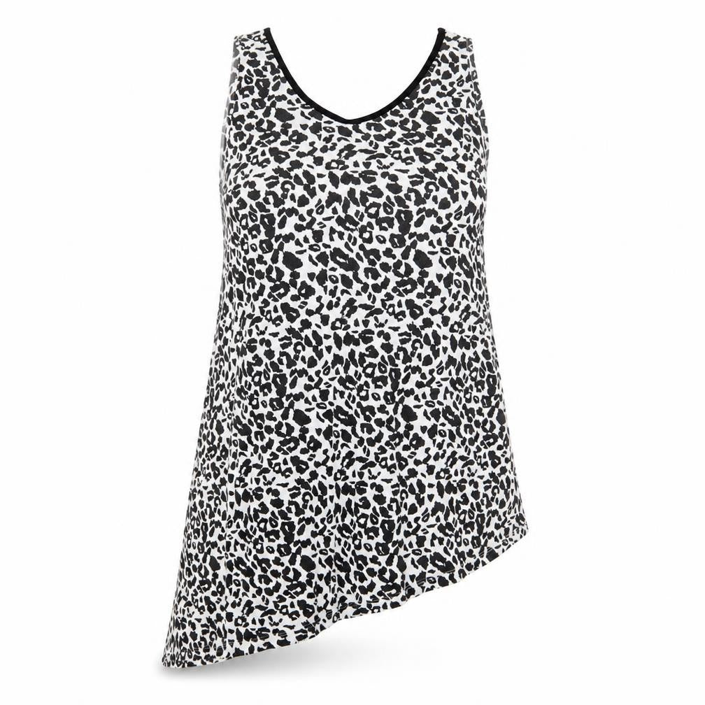 love yours Womens Multicoloured Animal Print  Basic Tank Size 16