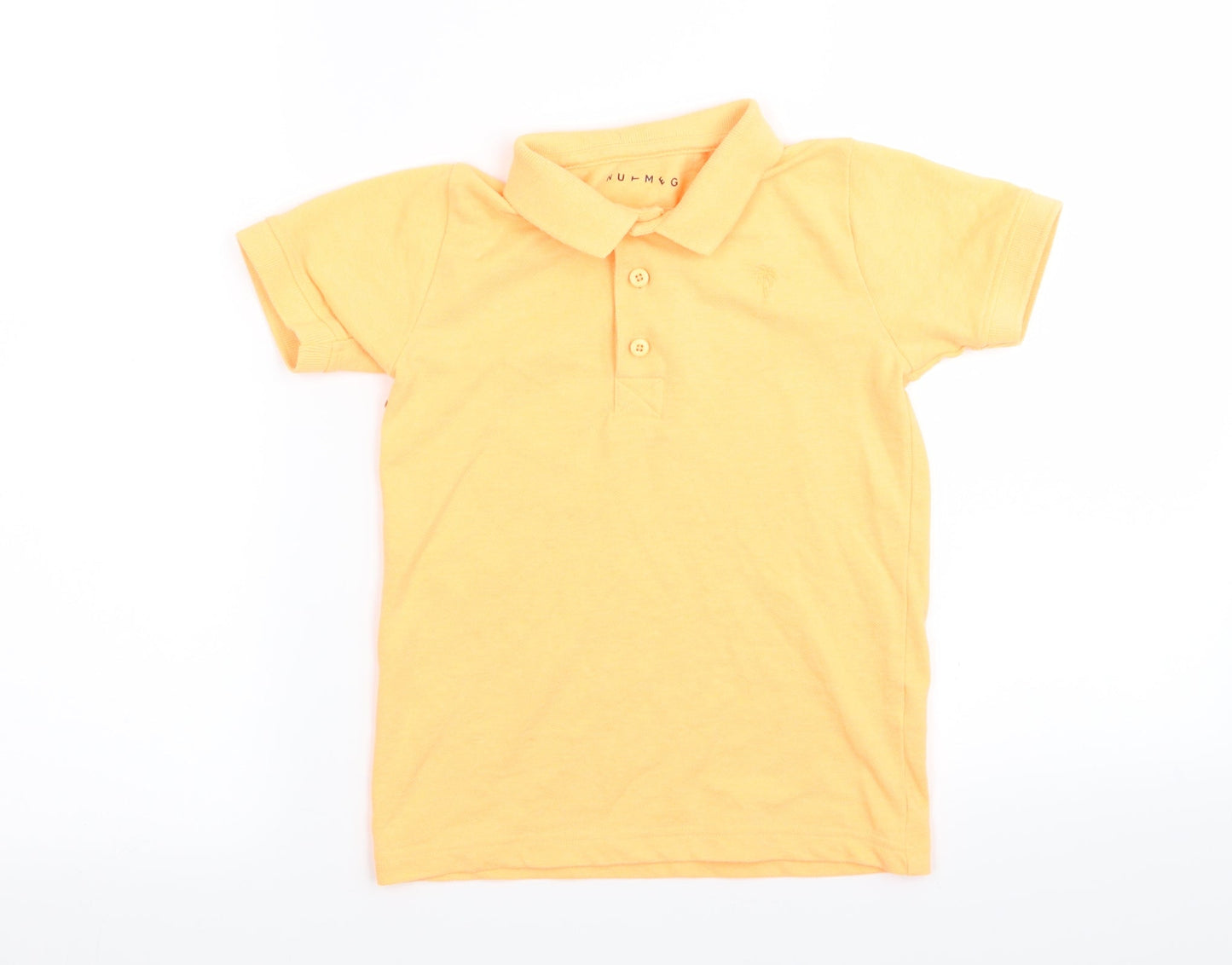 Nutmeg Boys Orange   Basic Polo Size 5-6 Years