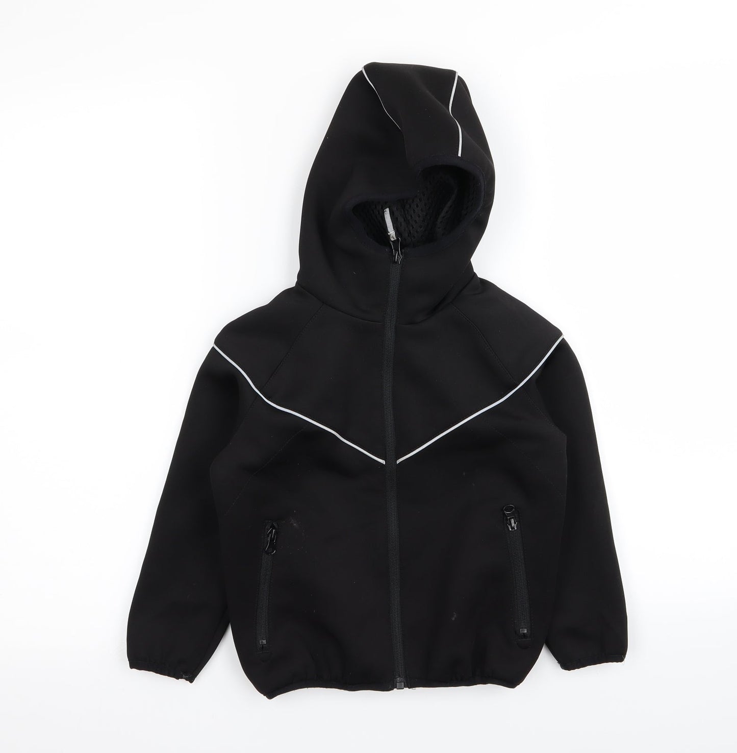 NEXT Boys Black   Full Zip Jumper Size 4 Years