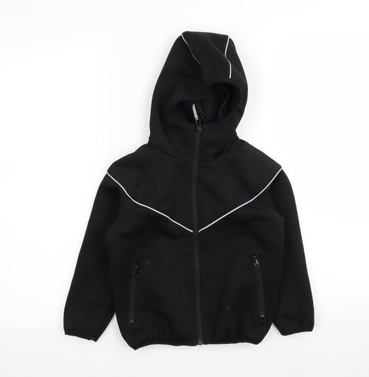 NEXT Boys Black   Full Zip Jumper Size 4 Years