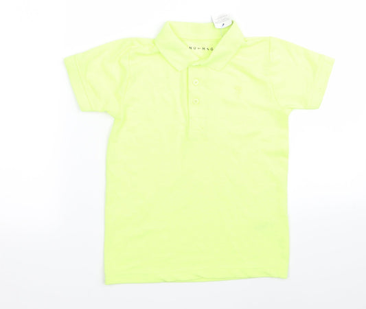 Nutmeg Boys Yellow   Basic Polo Size 5-6 Years