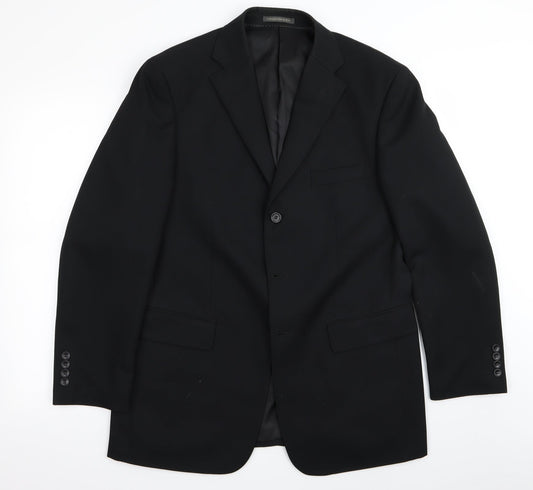 greenwoods Mens Black   Jacket Blazer Size 40