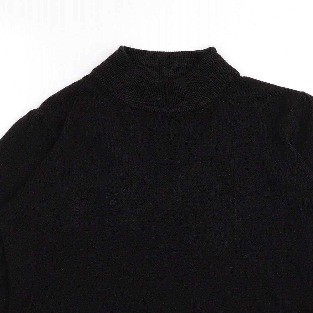 anne wyburn Womens Black   Basic T-Shirt Size 10