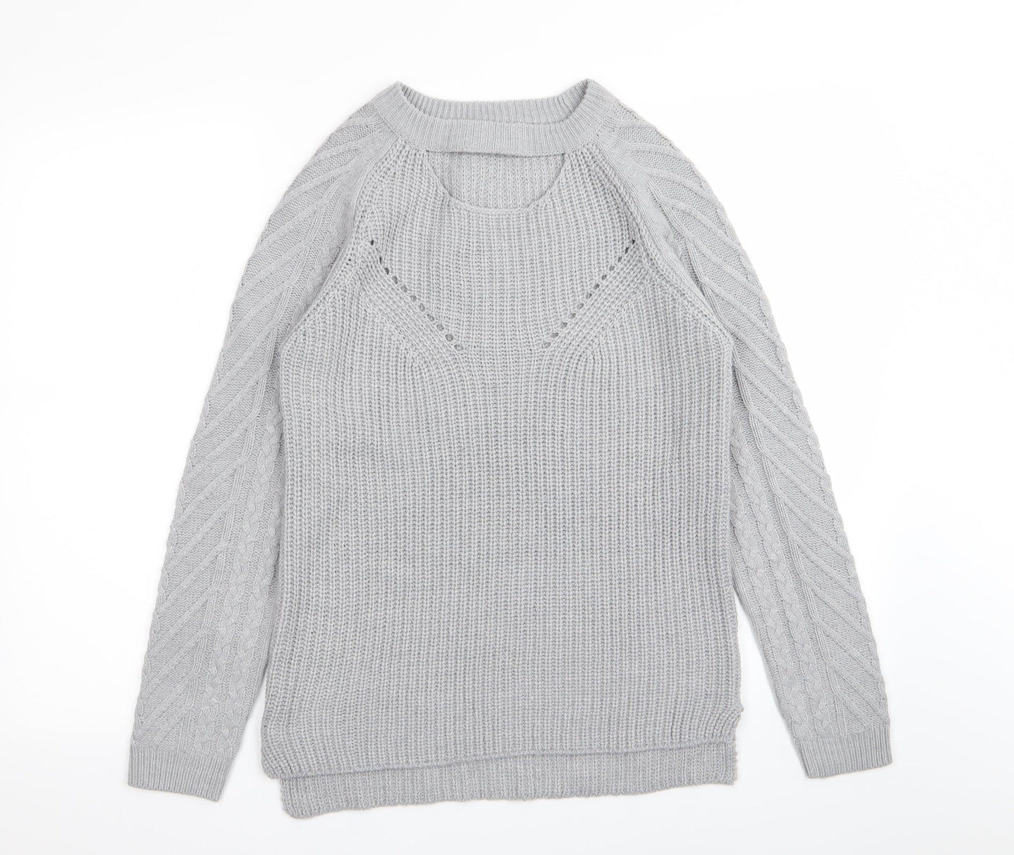 Select Womens Grey   Pullover Jumper Size 14